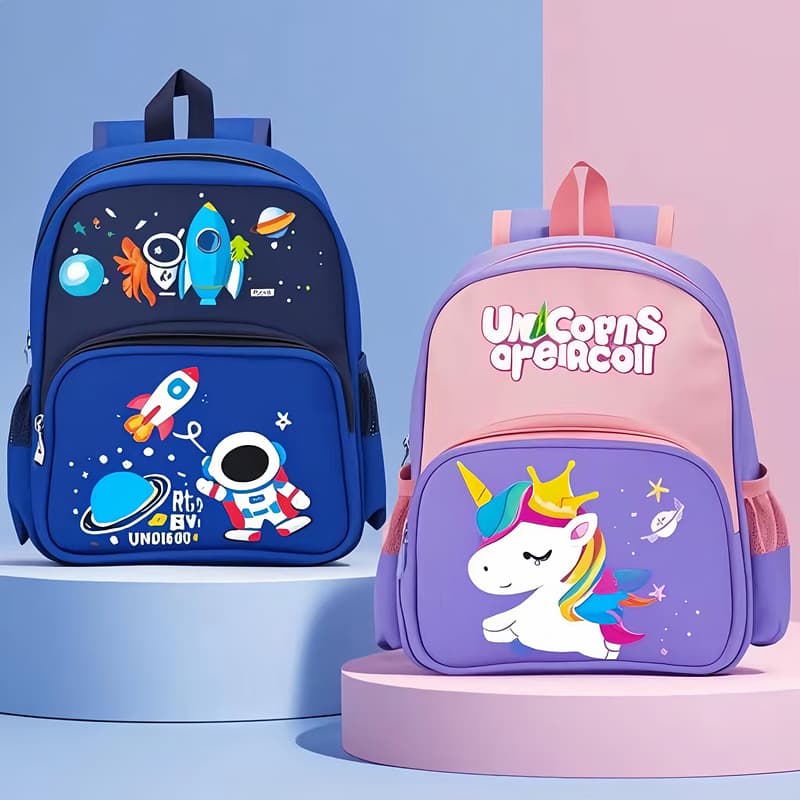 Kindergarten school bag for girls in large, medium and small classes astronaut ultra-light 3-4-5 year old boy children's weight-reducing backpack