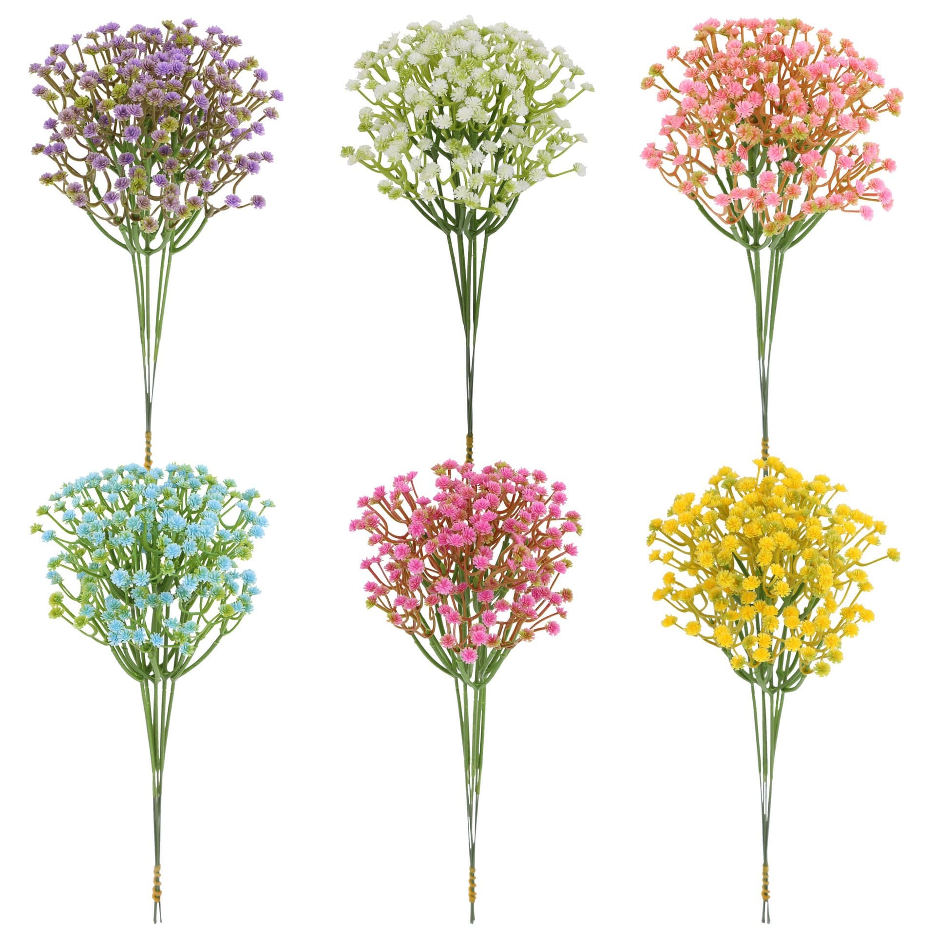 Artificial Baby's Breath Single Stem Fake Flower DIY Decoration Artificial Flower Wedding Home Living Room Decoration Plastic Flower Wholesale