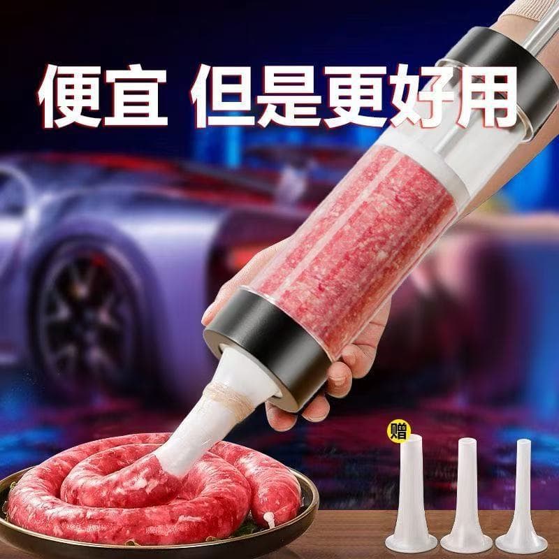 Household Small Sausage Stuffer Manual Sausage Machine Sausage Stuffer Meat Casing Sausage Filling Tool Sausage Stuffer