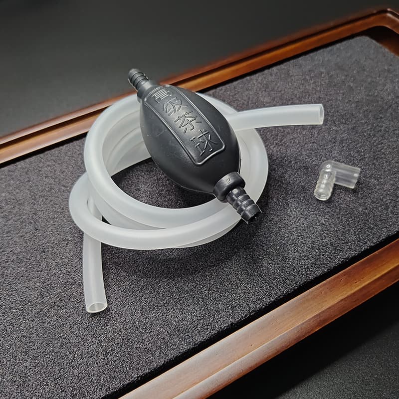 Tea tray drain pipe with suction ball silicone freeze-proof hose tea table drain pipe tea table wastewater pipe tea set spare parts