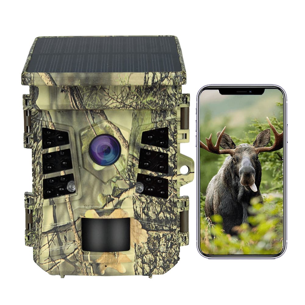 Hot-selling 32MP Solar All-in-One Hunting Camera with Ultra-long Battery Life Infrared Motion Detection Pet Camera