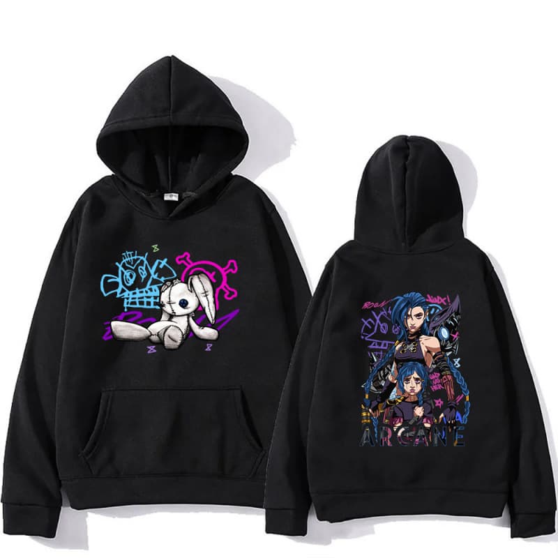 [Cross-border EU Size] Arcane Jinx Hoodie 2025 Retro Men's Hoodie