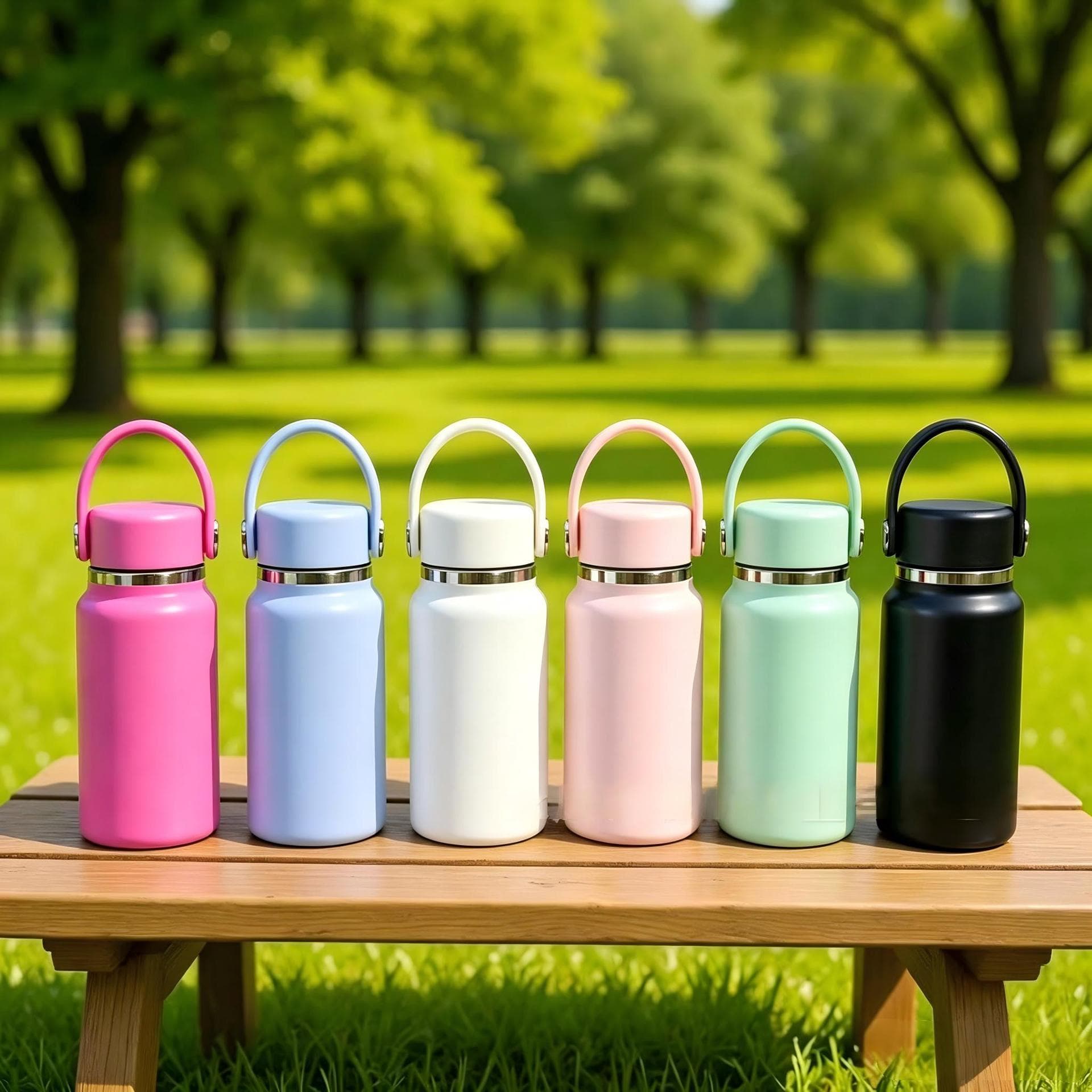 Cross-border hot-selling HydroFlakt mini space kettle portable outdoor sports water cup stainless steel thermos cup