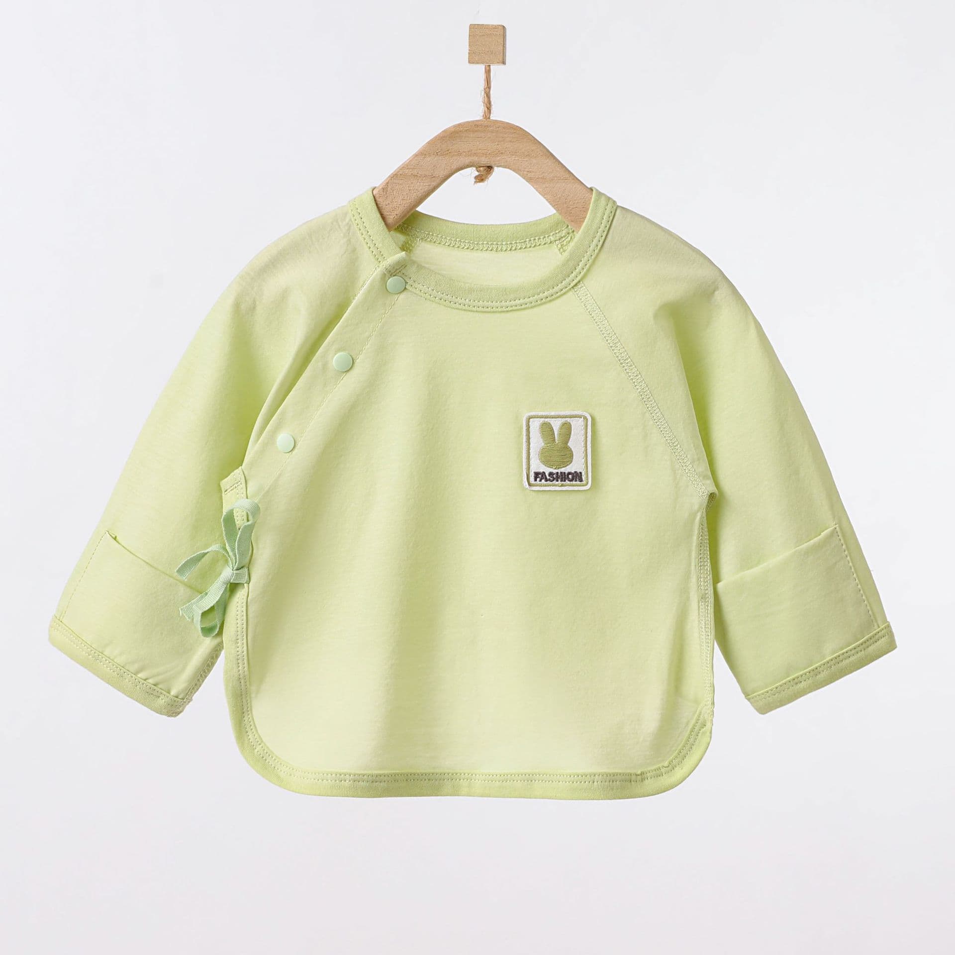 Newborn baby half-back summer thin cotton boneless Anyang baby newborn long-sleeved summer top