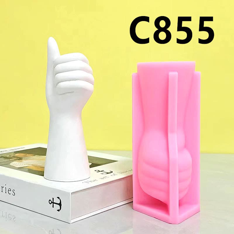 Vase Silicone Mold DIY Handmade Plaster Concrete Indoor 3D Decorative Ornament C855
