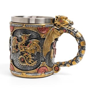 Mechanical Dragon Mug Wine Glass Resin Cross-Border Supply Home Decoration Bar Coffee Cup Beer Mug