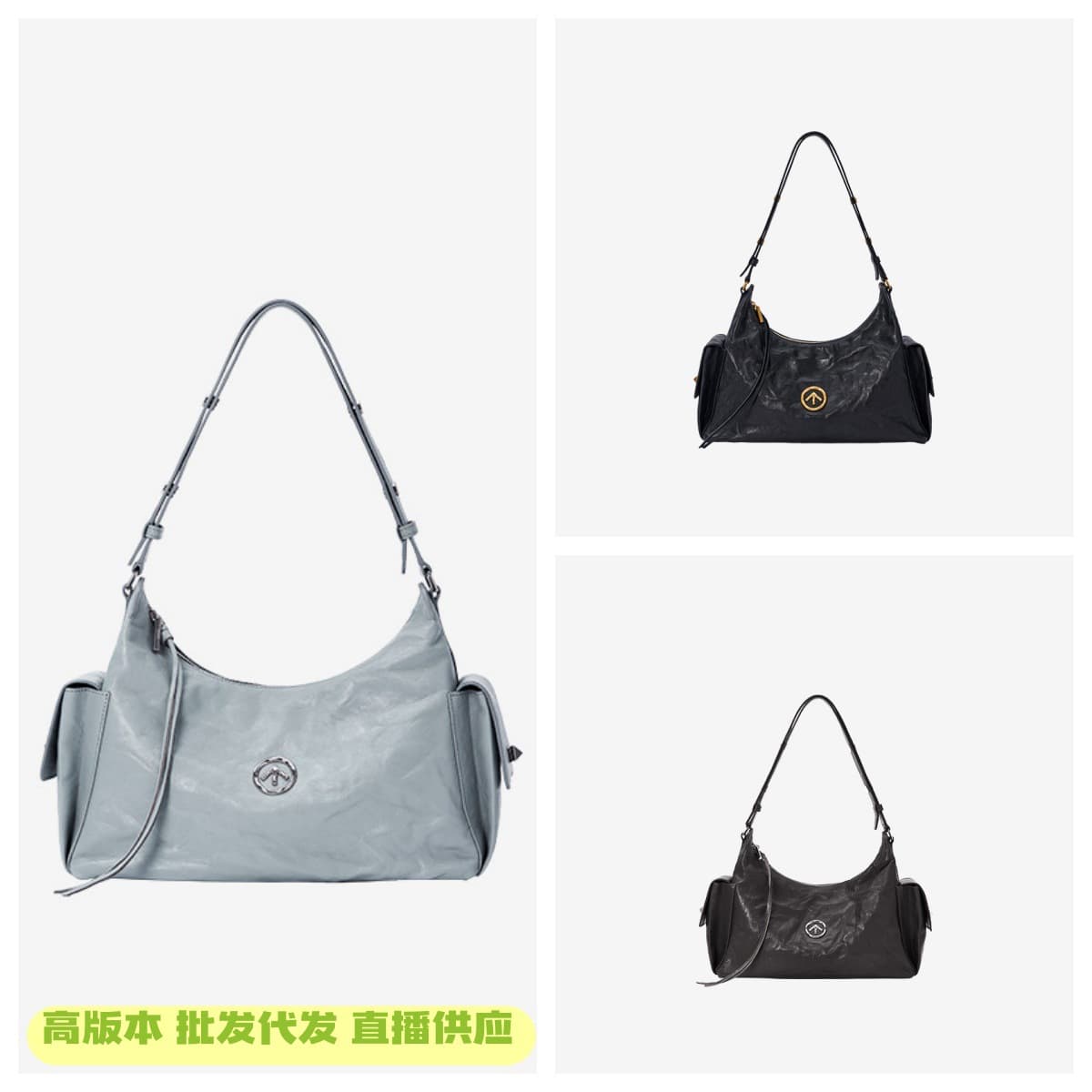 GROTT0 le toast hobo bag vegetable tanned sheepskin casual versatile one-shoulder cross-body commuter armpit soft bag for women