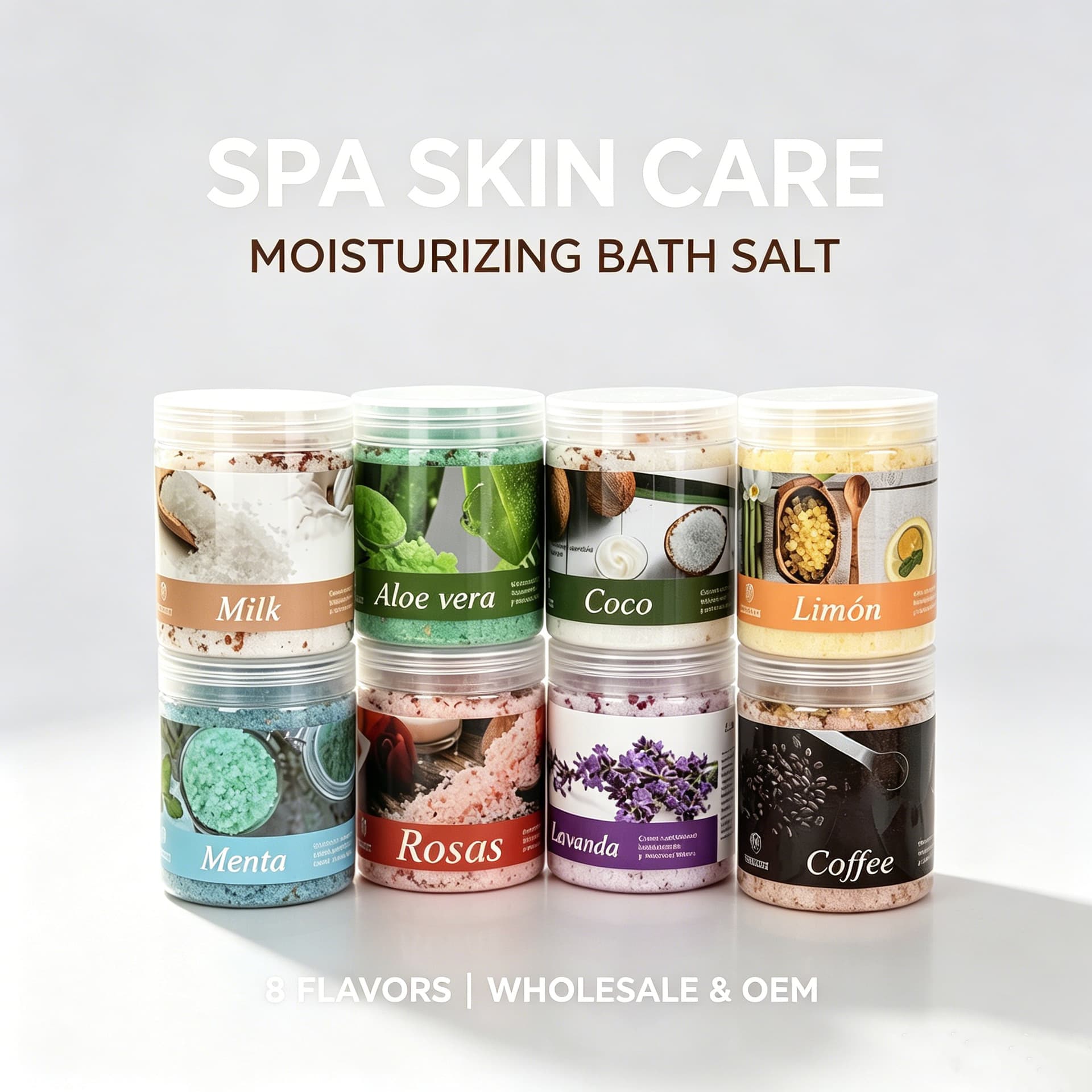MIXIA Petal Bath Salt Body Cleansing Exfoliating Foot Soak Sea Salt for Foot Bath, Export