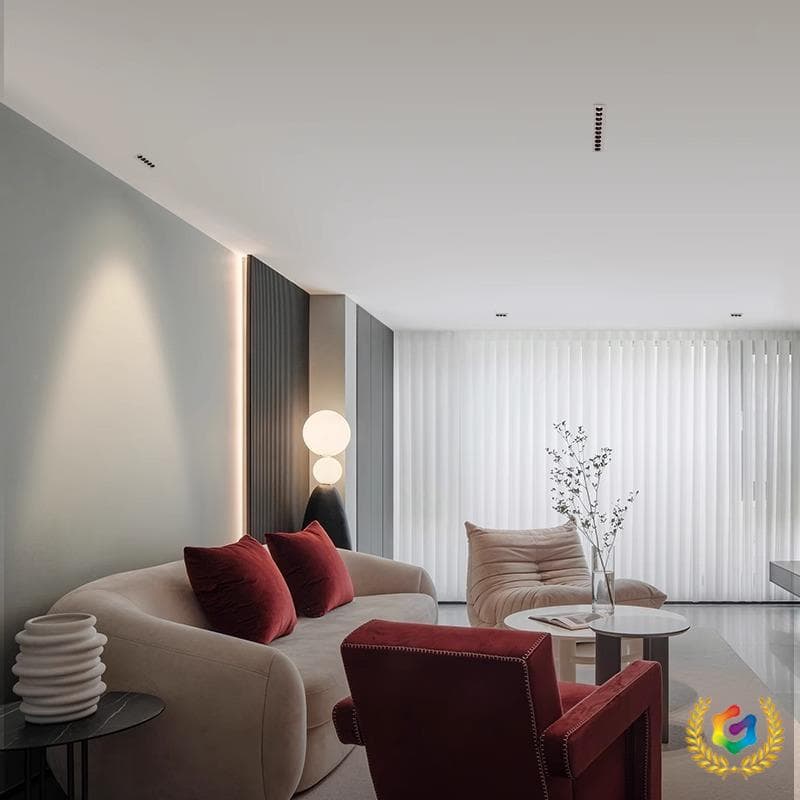 ✅ Grille light, recessed spotlight, LED ceiling light, long strip, focused light, anti-glare, hallway, living room, no main owner