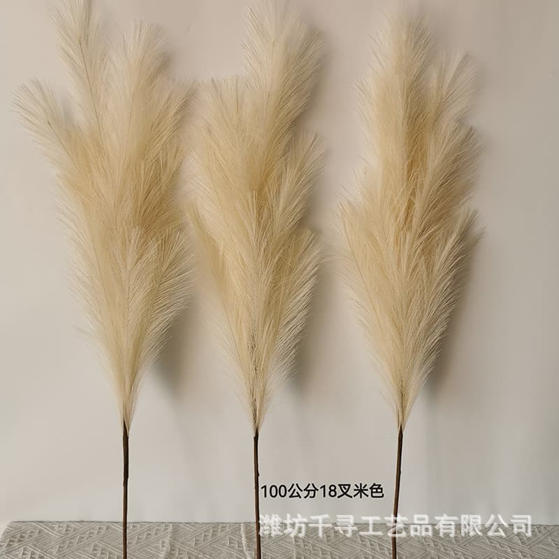 Cross-Border In-Stock Artificial Reeds Multi-Specification for Amazon Wedding Home Decoration Simulation Pampas Grass