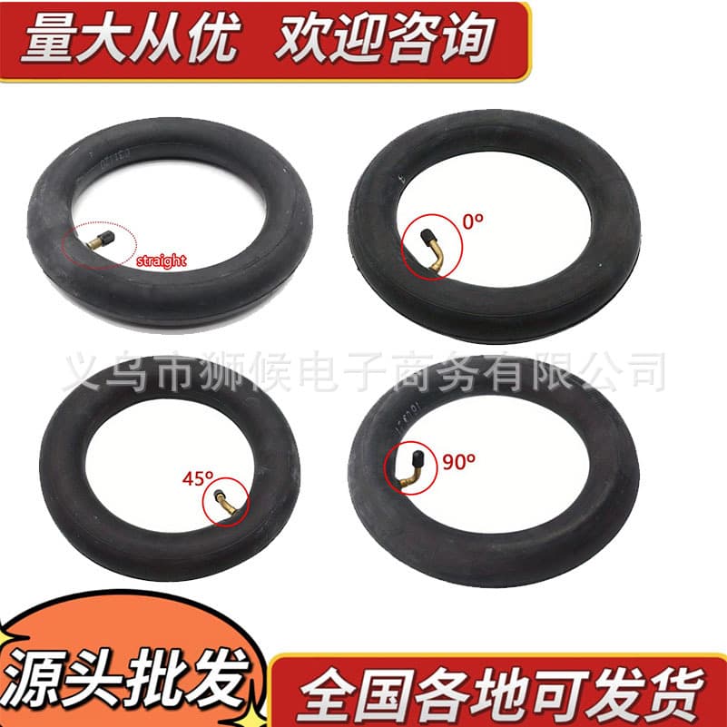 10-inch Rubber Inner Tube for Electric Scooter, Self-Balancing Scooter, and Mobility Scooter, Thickened Inner Tube 10x2/2.125, Wholesale