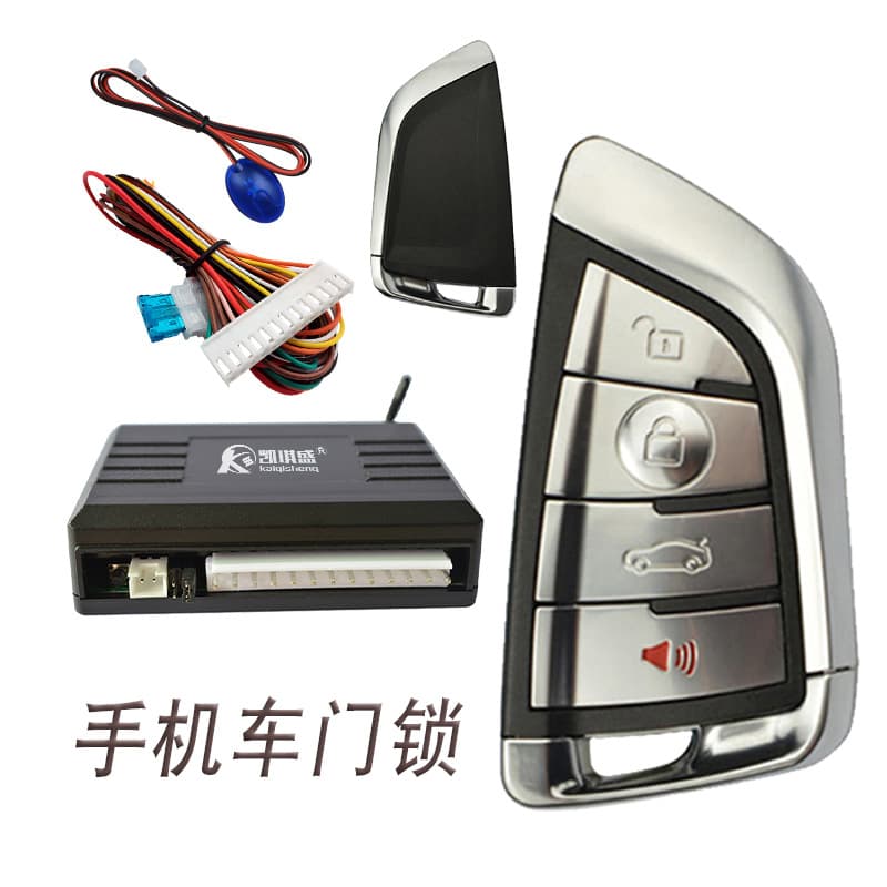 Genuine Factory Production for Modification Black Tech Remote Control Central Lock Phone Controlled Car Bluetooth Key