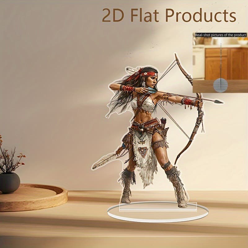 Cross-border exclusive supply of tribal female archers, creative table settings, handsome supply wholesale
