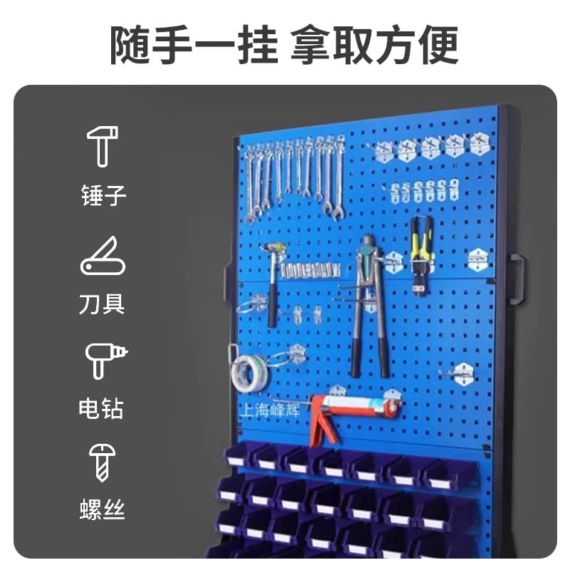 Square Hole Pegboard Hook Accessories Single Straight Single Angled Hook Hardware Tool Hook Display Rack Power Tool Storage