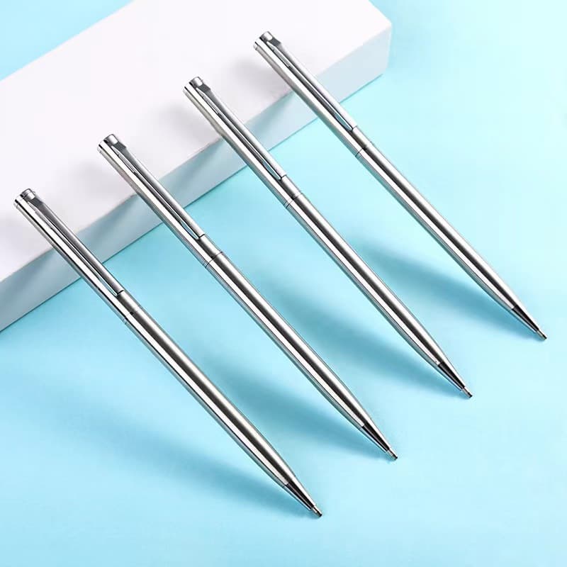 Wholesale Stainless Steel Metal Pen Custom Logo Metal Ballpoint Pen
