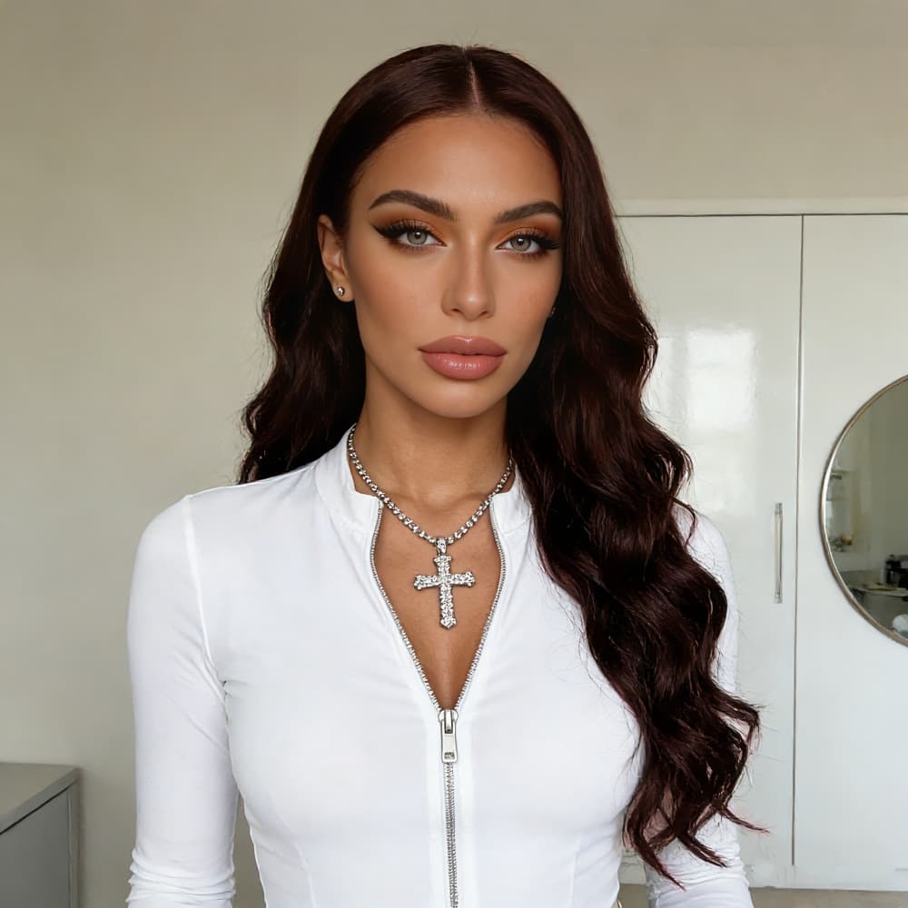 European and American foreign trade wig women's bangs long curly hair big wave chemical fiber wigs headgear women's overseas a generation of hair