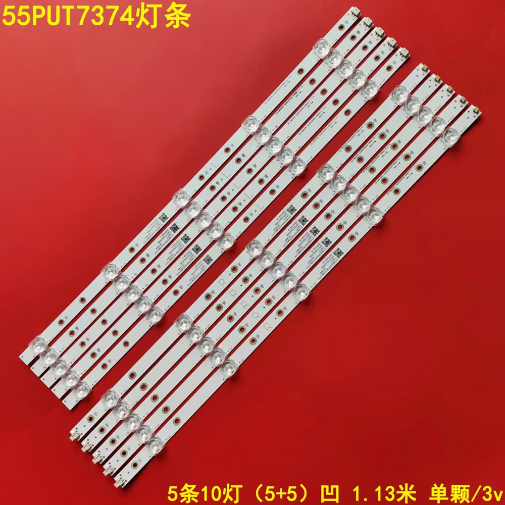 55PUT7374 LED Strip LB-GM3030--GJ0D22555X10AN22-R-1-H L T 55pus7304