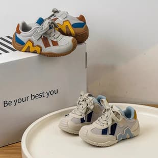 Girls Casual Shoes 2026 New Style Boys Sports Shoes Breathable Spring/Autumn Korean Version Agassi Shoes Mesh Girls Shoes