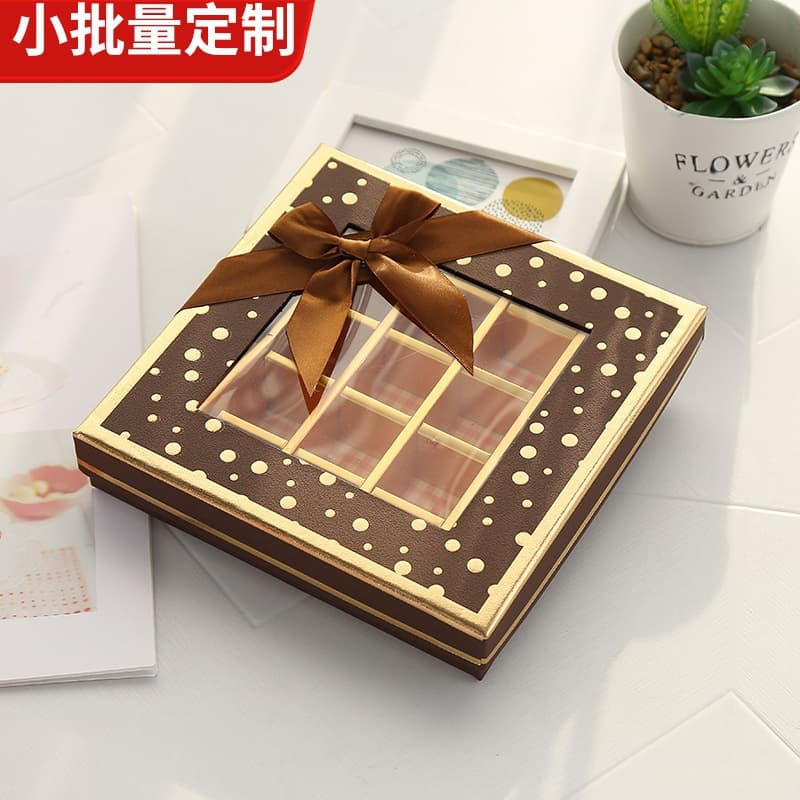 25 squares romantic birthday Valentine's Day gift chocolate packaging gift box gift packaging box wholesale