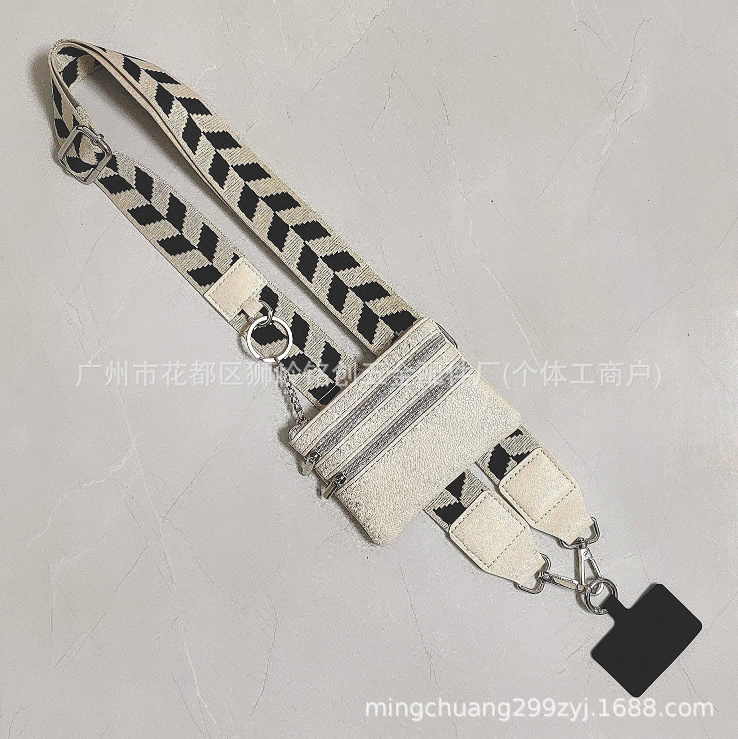 Crossbody Strap Shoulder Bag Strap Detachable with Small Pouch Phone Lanyard Bag Accessories