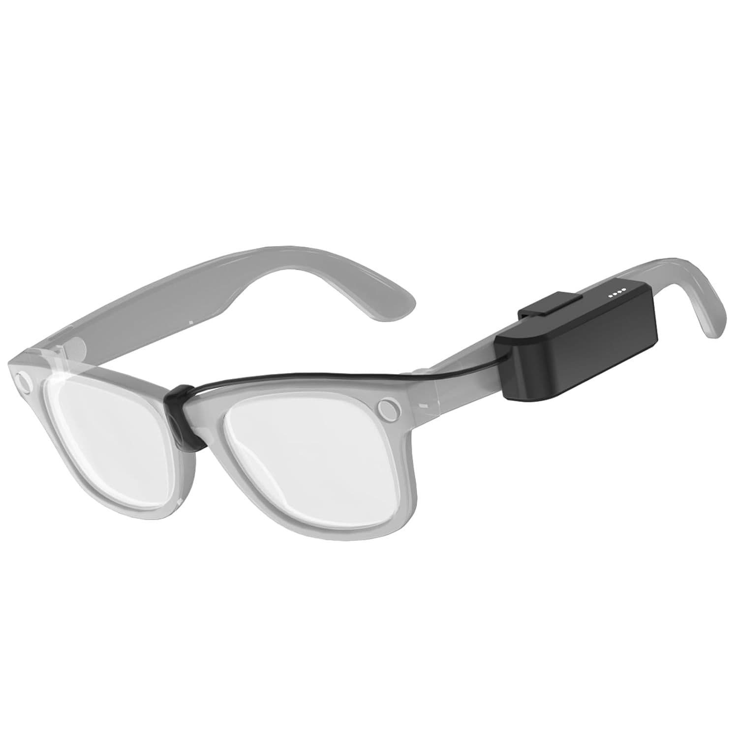 Glasses Power Bank Portable Fast Charging Stand AI Glasses Battery Life Power Supply Suitable for RAYBan Meta