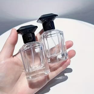 Premium Perfume Refillable Bottle, Designer-Style Screw-Top Glass Sample Bottle 30ml Perfume Bottle