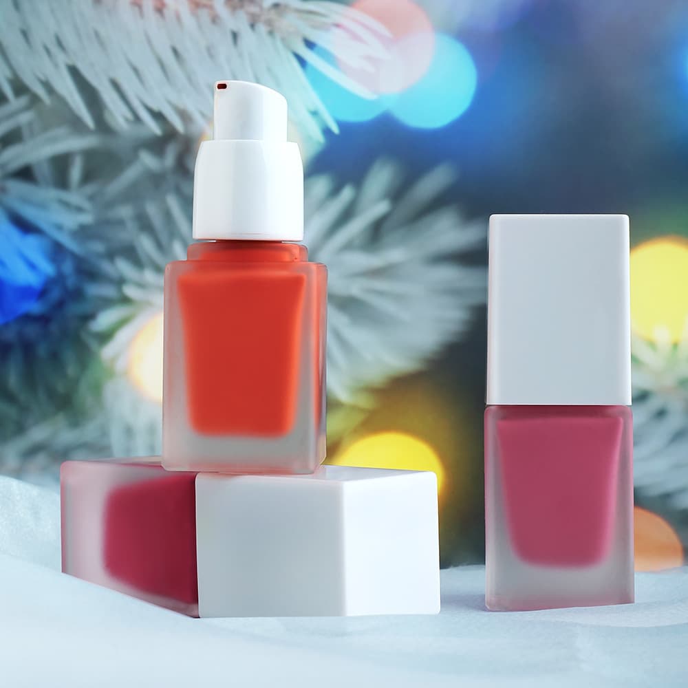 Cross-border foreign trade 8-color small square press-type liquid blush matte concealer contour rouge makeup custom logo