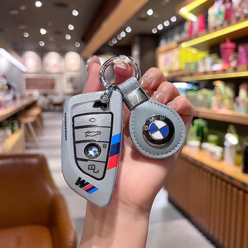 BMW 4 Series Key Cover Large Blade Full Wrap Buckle Compatible with 2 Series 225/240i/425i/430i/i3/i4 One Size Fits All