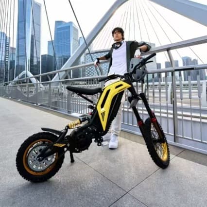 79bike Titaone-s new electric off-road motorcycle Black Bee Sidewinder 48V25ah track bike