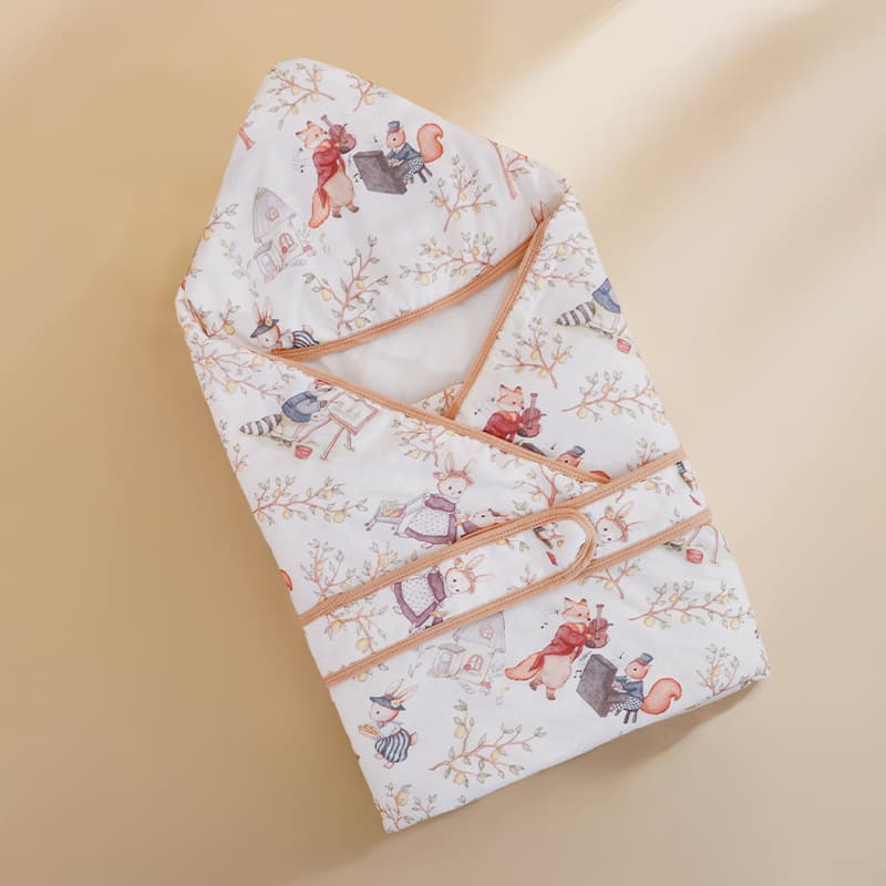Newborn baby blanket bamboo cotton gauze blanket baby blanket children's blanket newborn delivery room thickened blanket
