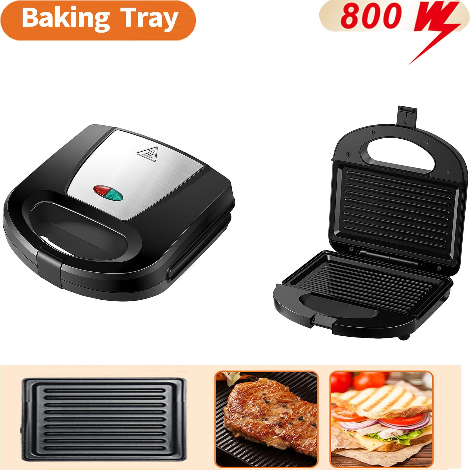 Cross-border electric waffle machine, household electric waffle maker, sandwich machine, bubble egg cake panini breakfast machine
