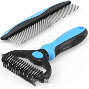 Cross-Border Pet Brush Dematting Comb Cat Hair Brush Pet Cleaning Pin Brush Shedding Comb Pet Comb Cat Brush Pet Supplies