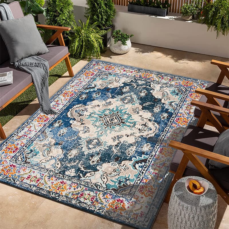 Persian Living Room Full Carpet Floor Mat Hotel Guesthouse Vintage Pattern Rug Large Area Bedroom Bedside Carpet