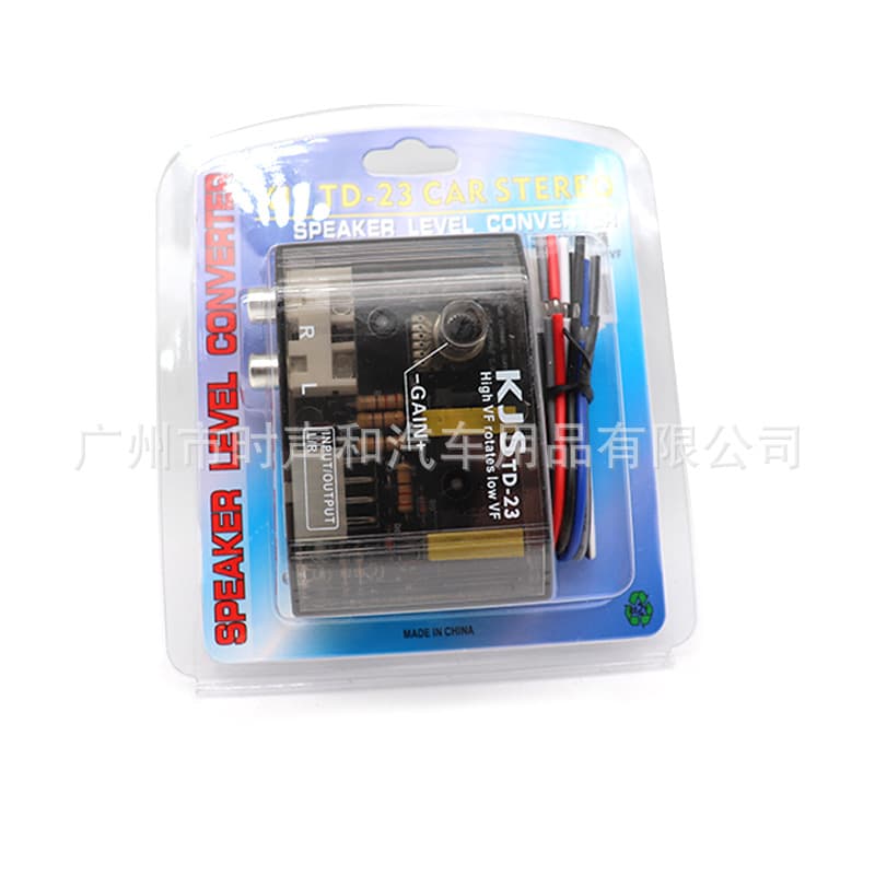 Upgraded Car Audio High To Low Frequency Converter Amplifier Bass Cannon With Delay Function Active High To Low