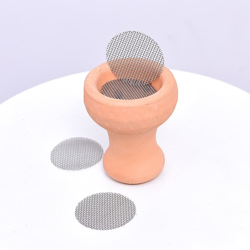 Cross-border Supply Hookah Accessories Bowl Screen Filter Stainless Steel Small Mesh Net Hookah