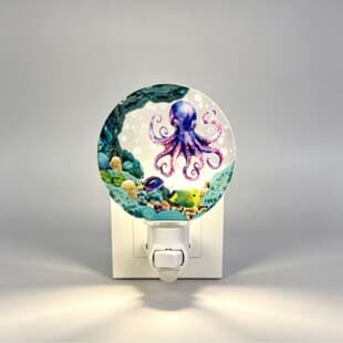Cross-border Underwater Acrylic Night Light Bedroom Sleep Light Atmosphere Wall Light Smart Night Light