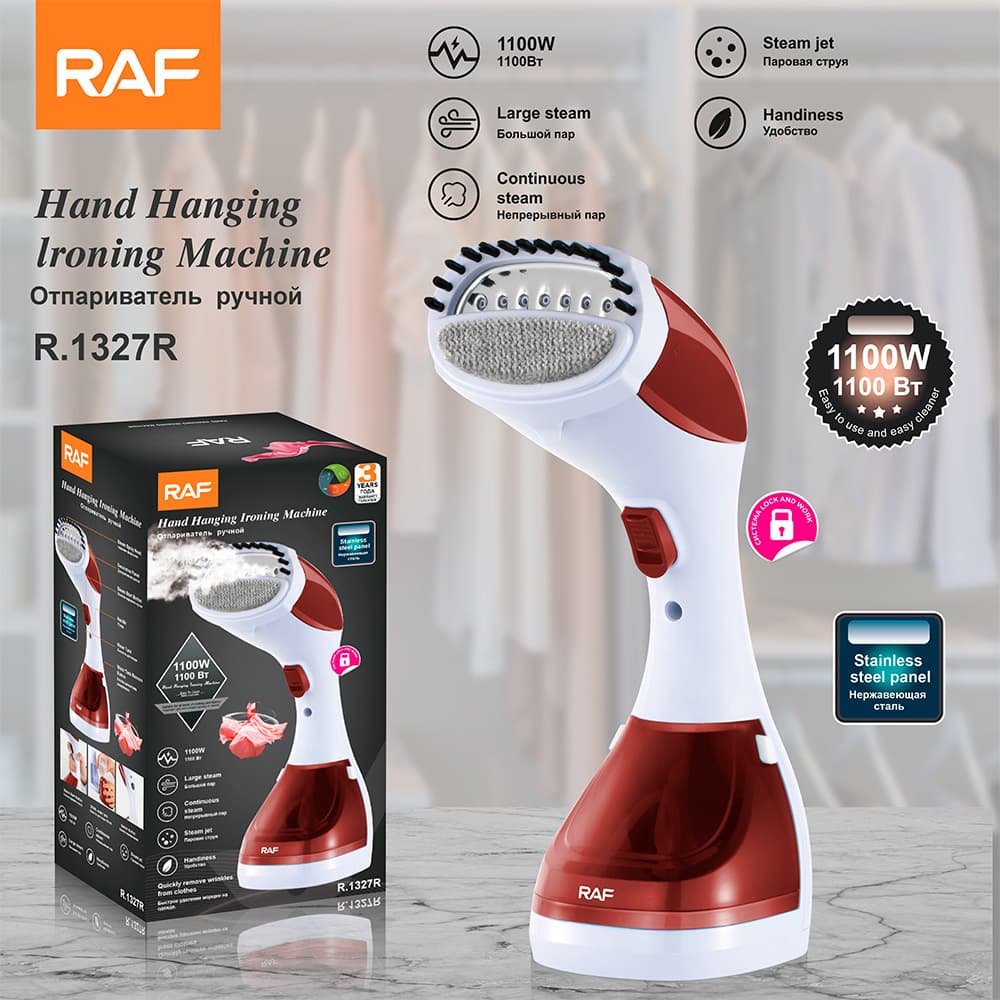 RAF European standard handheld garment ironing machine portable household small folding electric iron dry and wet dual-use ironing machine ironing clothes