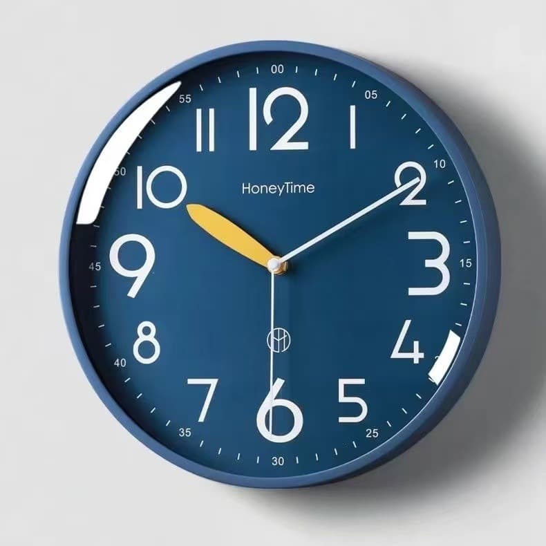 Wall clock living room home simple modern bedroom clock wall hanging silent creative fashion wall watch 2025 new clock