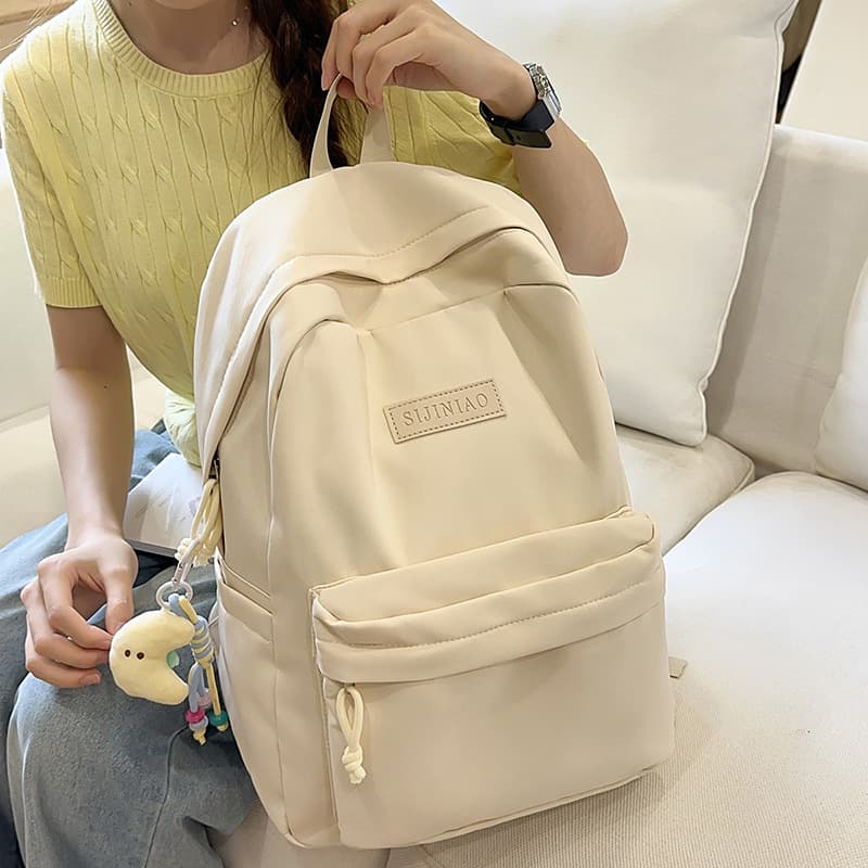 Student Schoolbag Korean Version Harajuku Ulzzang Backpack Women's Bag Junior High School College Student Ins Style Large Capacity Backpack