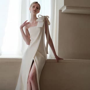 Satin Light Wedding Dress Short Gown French Simple 2026 Summer New Arrival Bride Wedding Reception Banquet Dress
