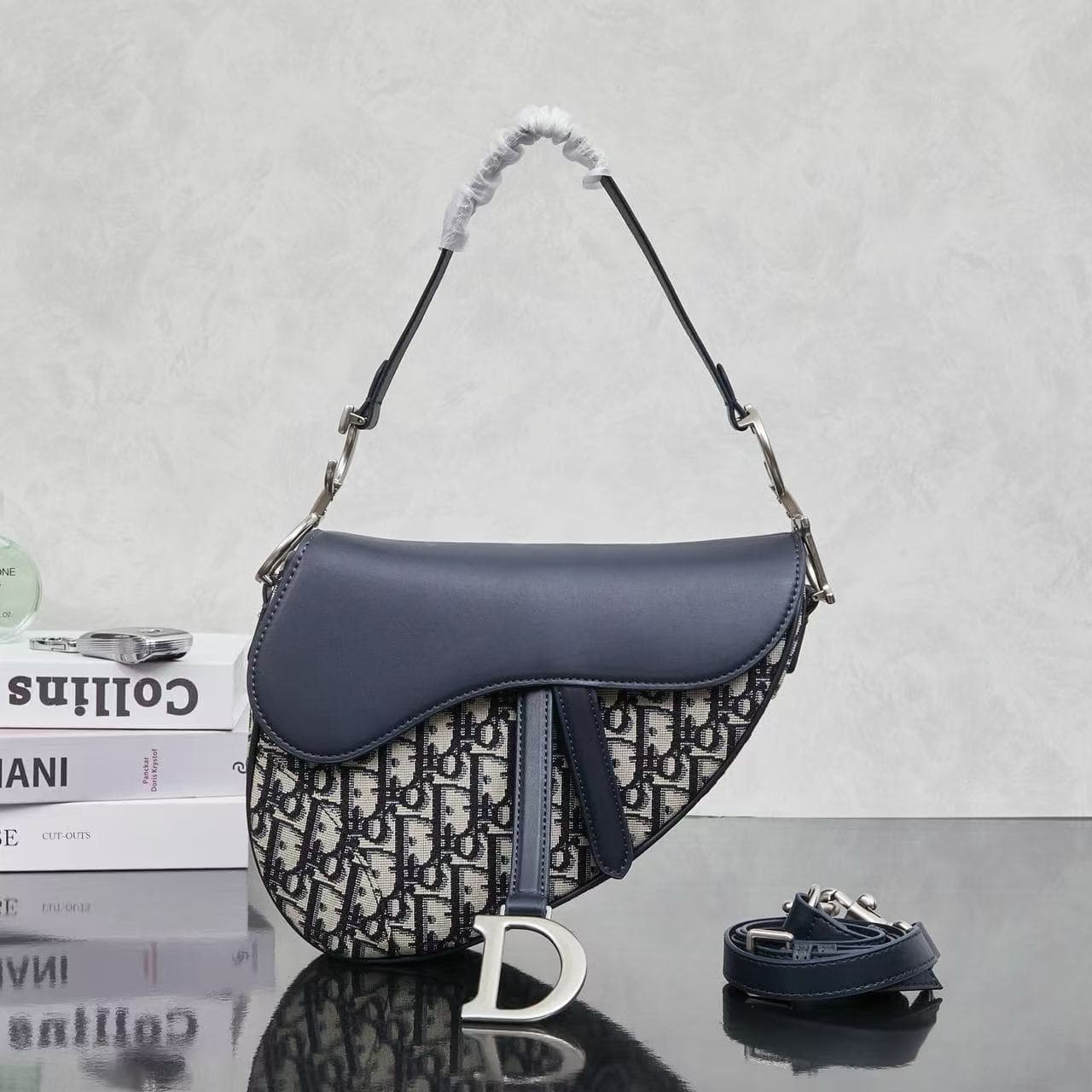 2025 New Men's Saddle Bag Fashion Retro Crossbody Bag Large Capacity Shoulder Bag Trendy Light Luxury Men's Bag