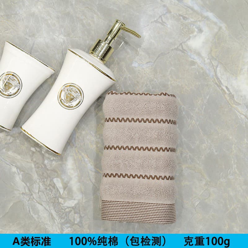 100% Cotton Thick Absorbent Bath Towel for Home Use, Premium Gaoyang Cotton Adult Face Towel, Customizable Wholesale