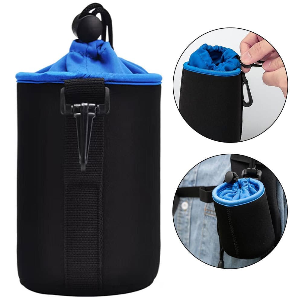 Neoprene Waterproof Waist Bag Storage Pouch Lens Case Lens Bag Shockproof DSLR Camera Lens Pouch Other