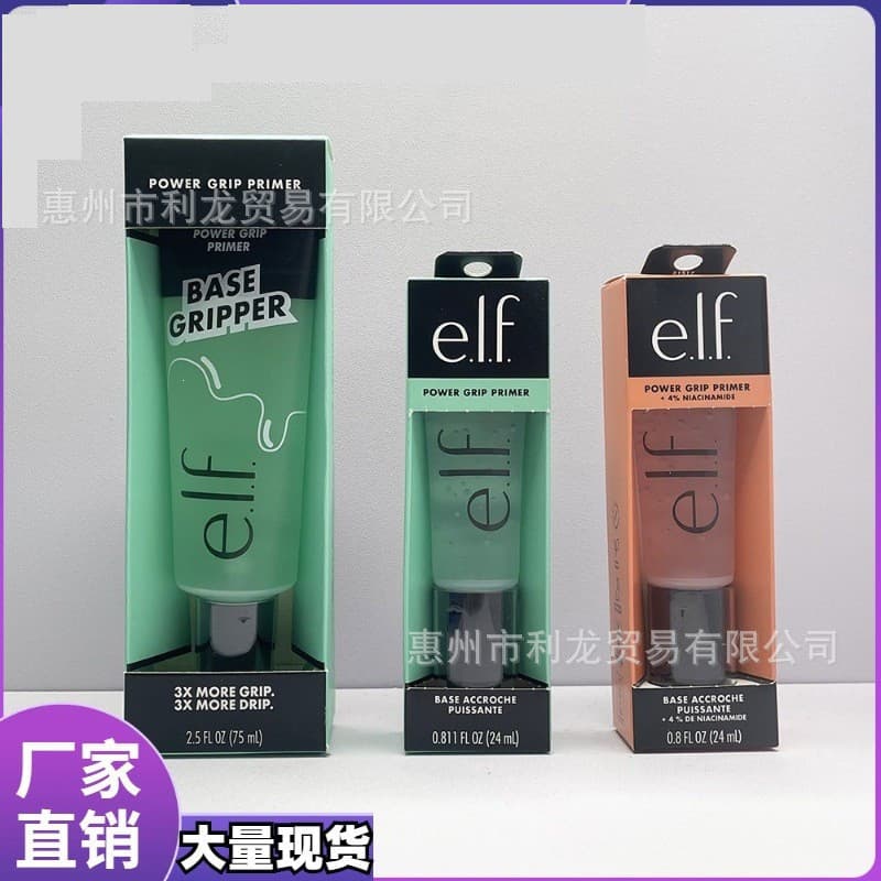 Elf Power Grip Primer Gel Even Skin Tone Hydrating Base Smoothing Makeup Primer for Men