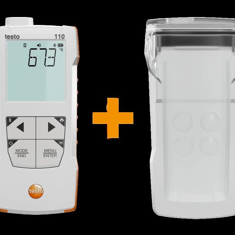 German Testo 110 Food Universal Thermometer with App Connectivity, Genuine Original