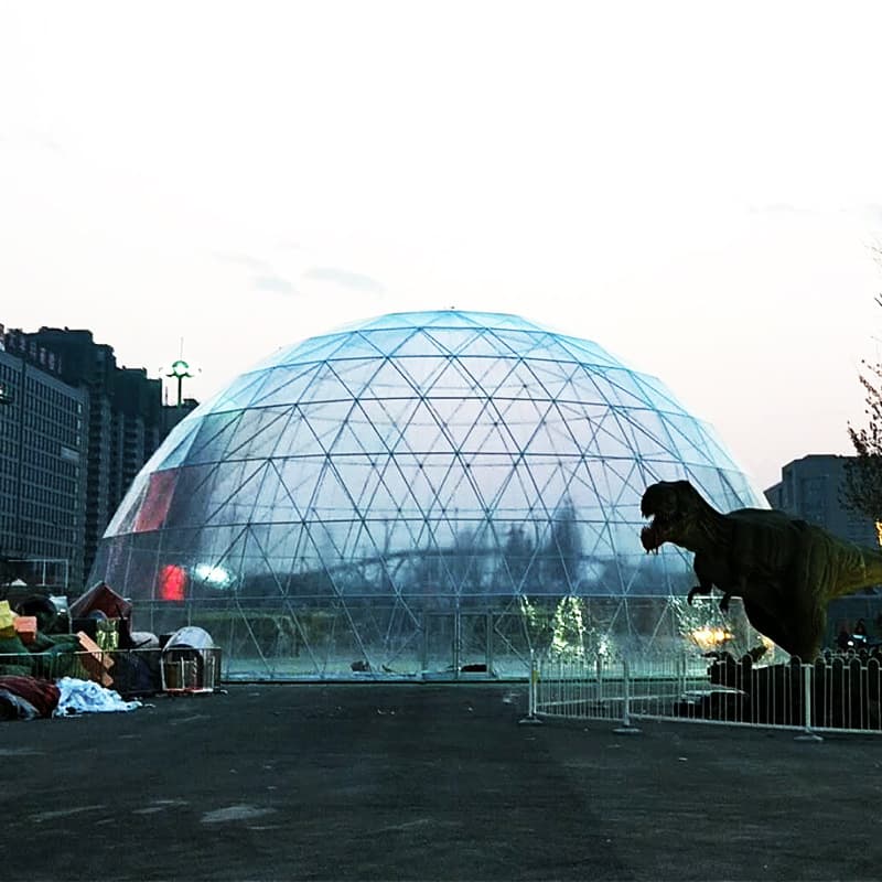 Custom Large Dome Tent Outdoor Stargazing Exhibition Event Pavilion Transparent Banquet Celebration Tent
