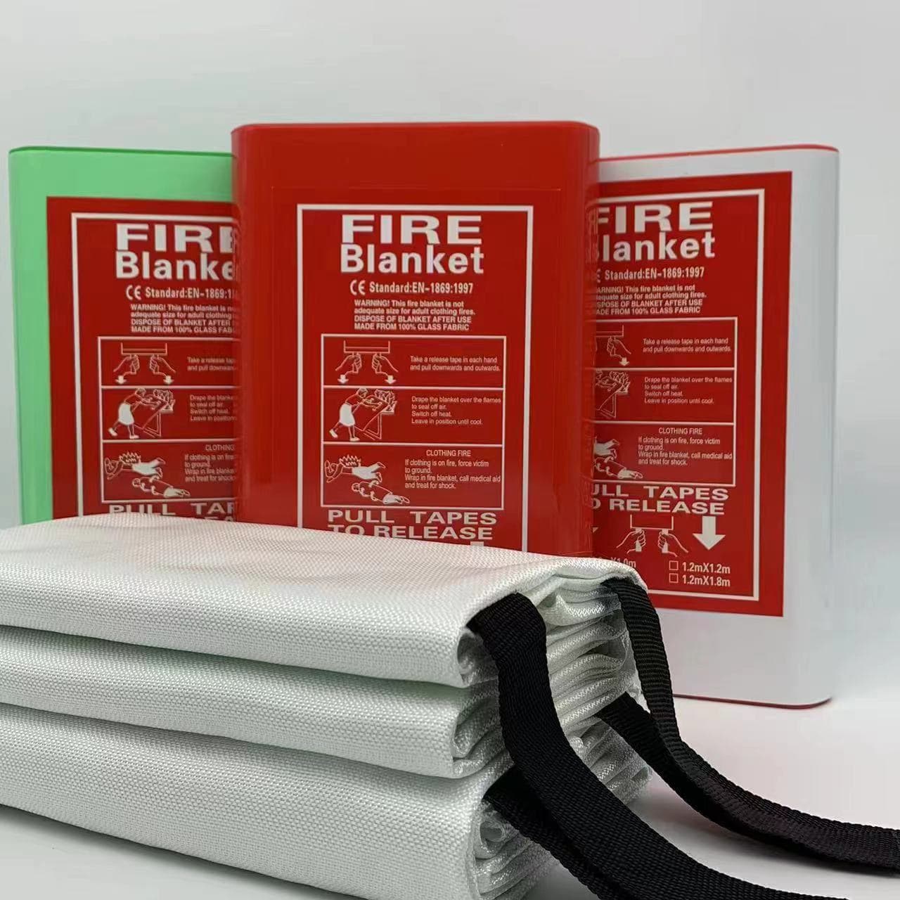 Glass Fiber Fire Blanket 1m 2m Various Specifications Export Foreign Trade Escape Fireproof