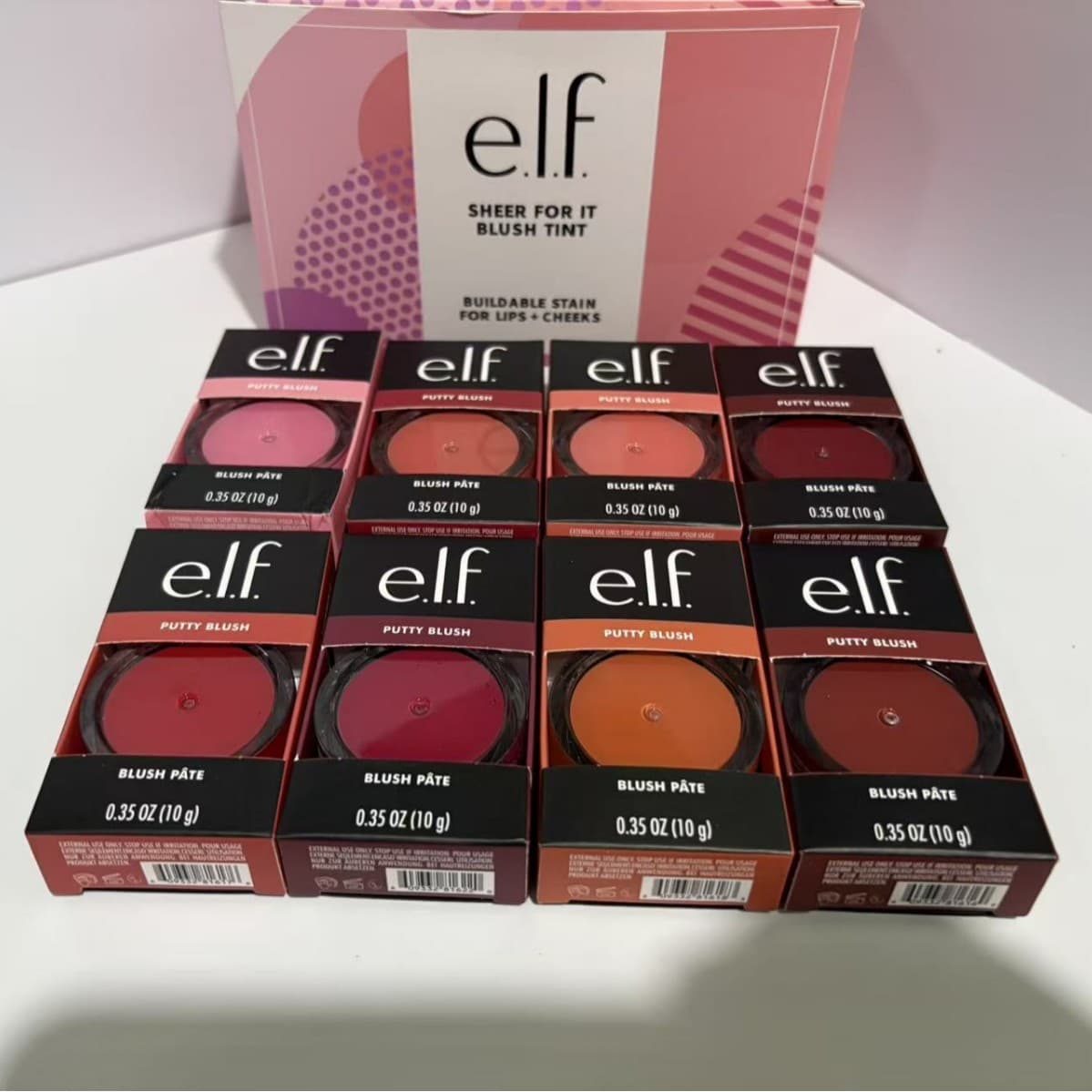 Cross-border New Product Elf Putty Blush 8-Color Lip and Cheek Blush Cream 10g In Stock BORA