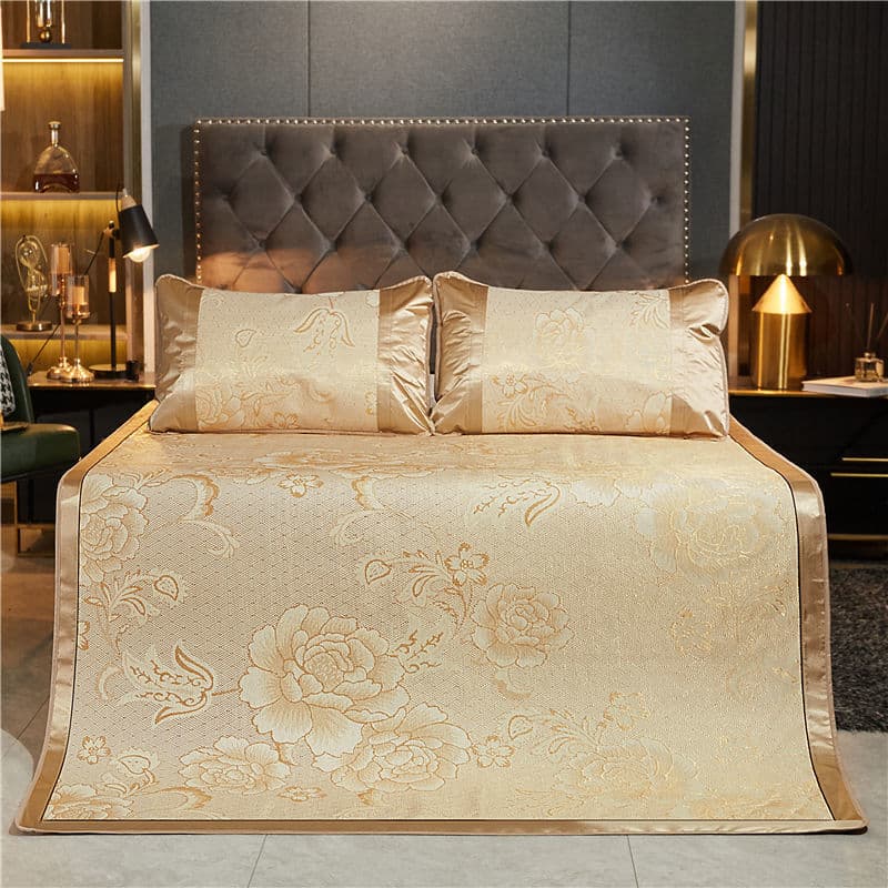 Summer Ice Silk Cooling Mat Foldable Ice Silk Mat 1.5m Student Dorm Air-conditioned 1.8m Single Piece 0.6m Mat Wholesale