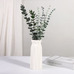 Single Bundle Artificial Eucalyptus Money Leaf Wedding Home Flower Arrangement Fake Greenery Branch Decorative Ornament